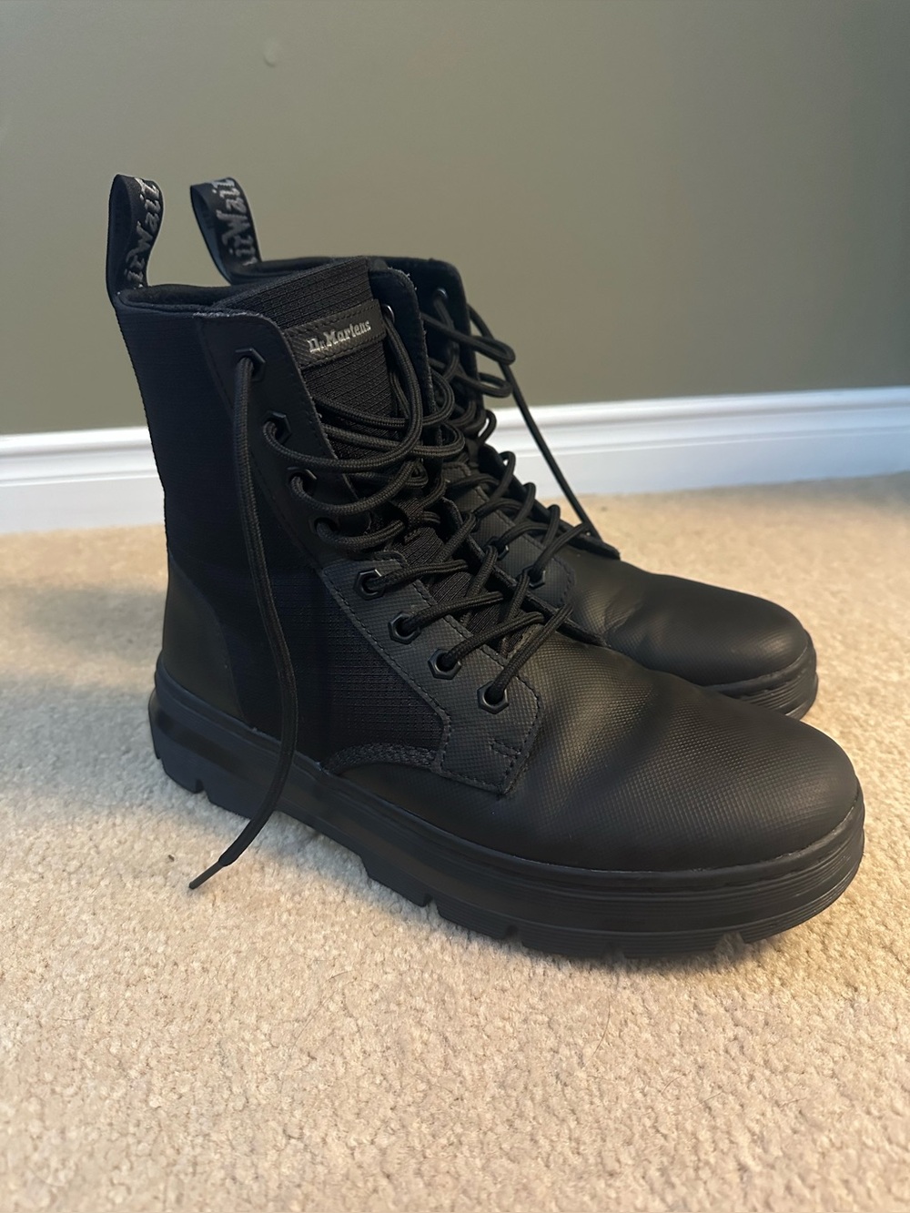 Dr. Martens Black Combat Boots